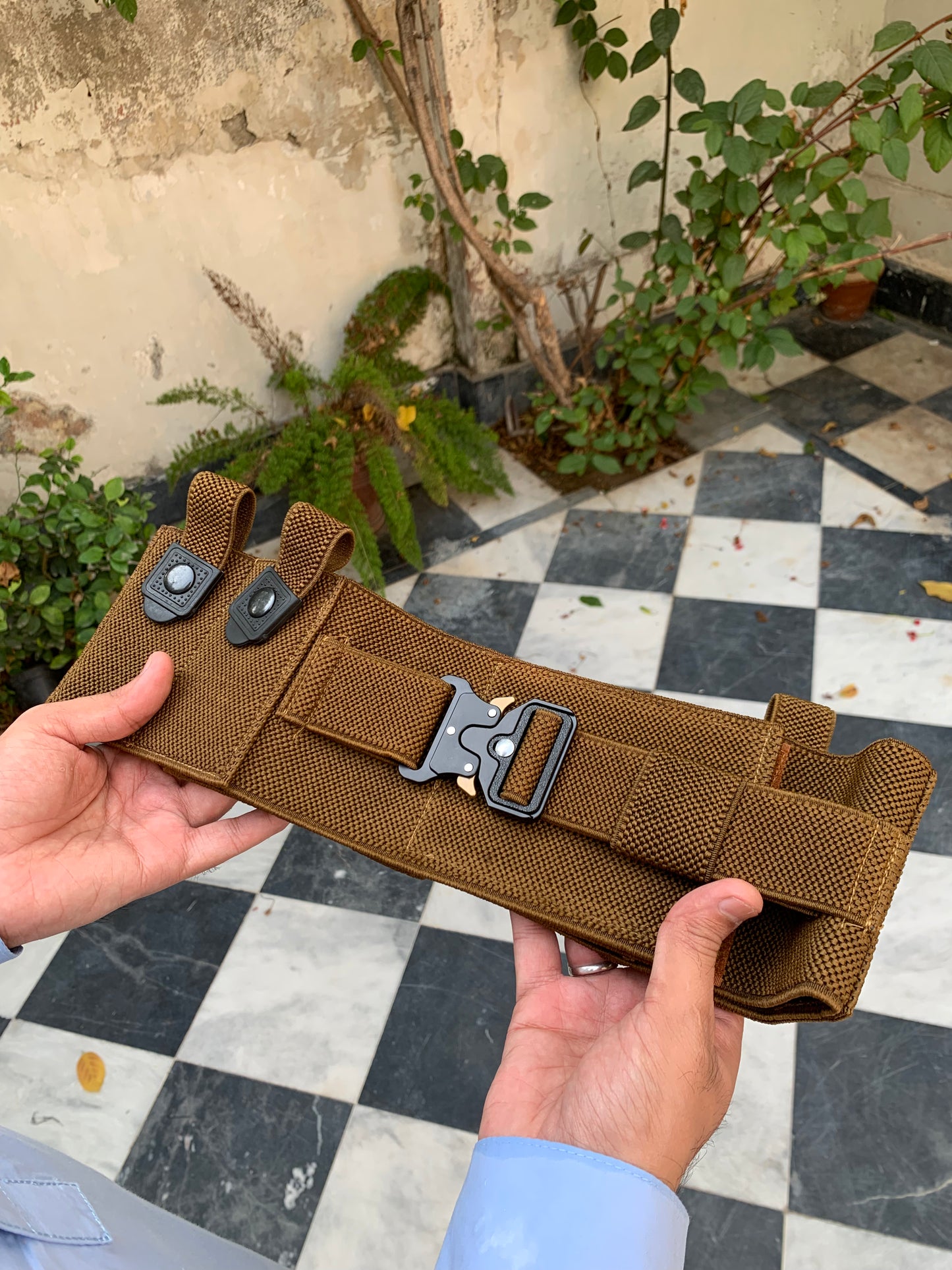 Belly Elastic holster-Concealed carry with Aluminium desgin lock