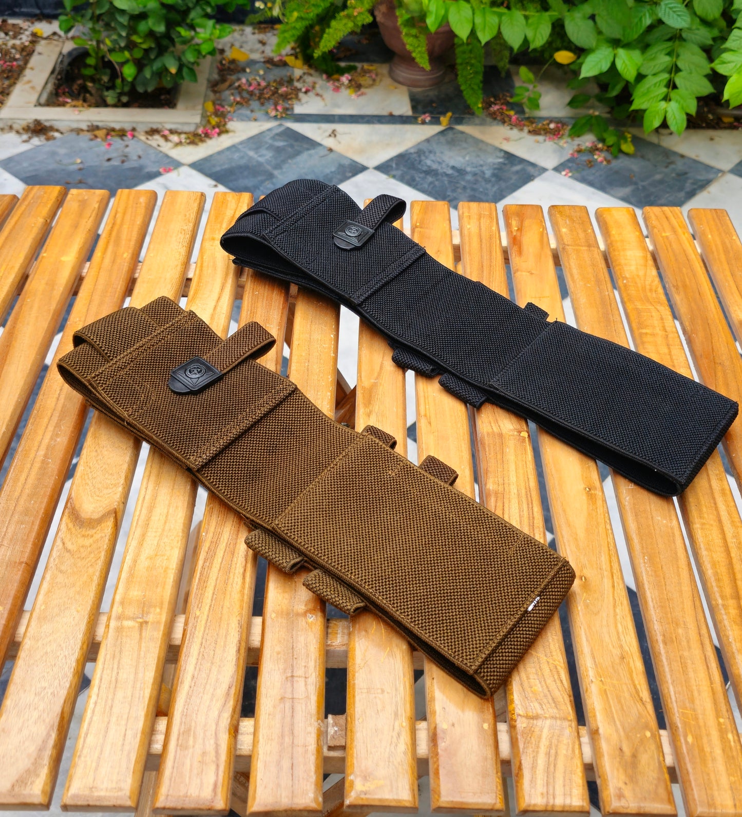 Belly Elastic holster-Concealed carry with Aluminium desgin lock