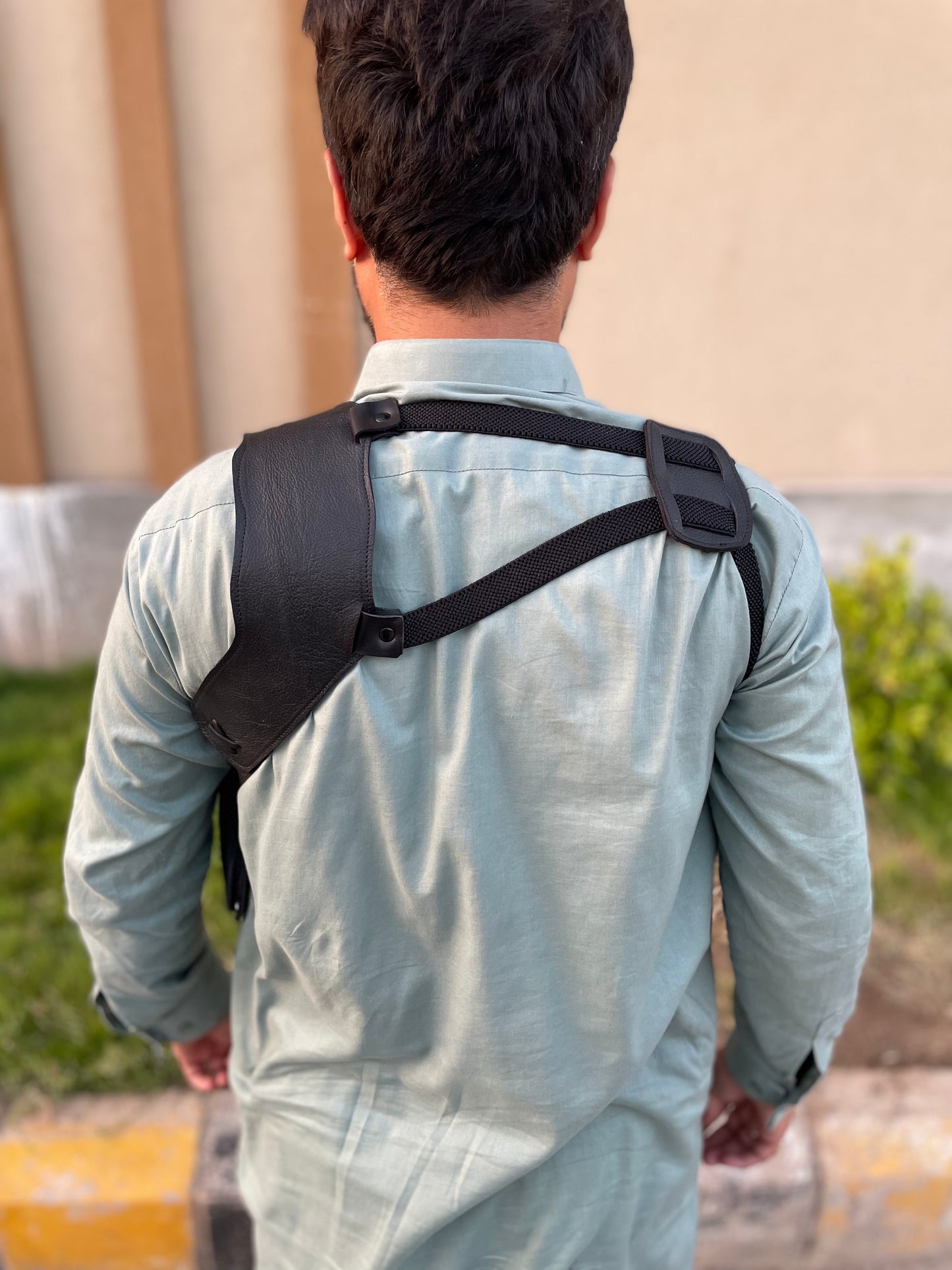 Side shoulder Holster with single magazine