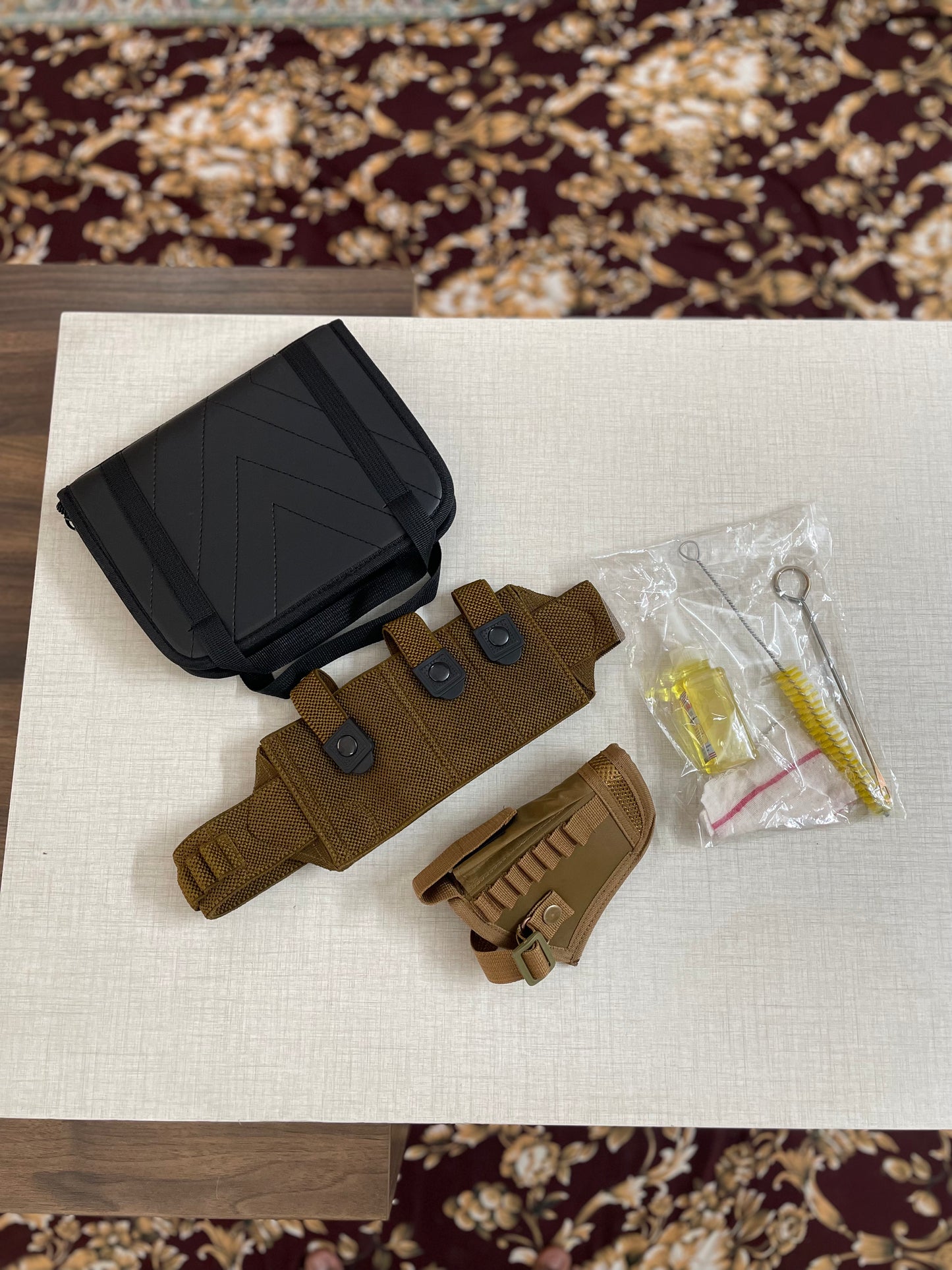 4 in 1 deal (1 x Gc bag, 1x belly round belt, 1 x parachute clipper, 1x cleaning kit)