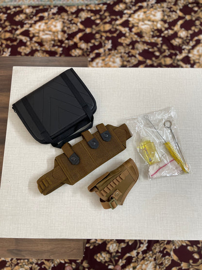 4 in 1 deal (1 x Gc bag, 1x belly round belt, 1 x parachute clipper, 1x cleaning kit)