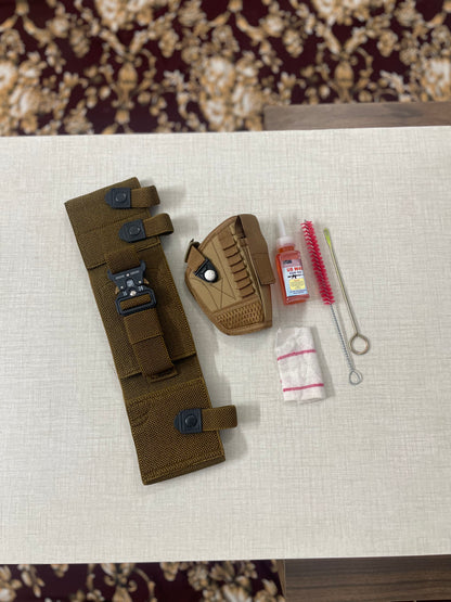 3 in 1 Deal. 1 x Belly Elastic belt,1 x Parachute clipper,1x cleaning kit