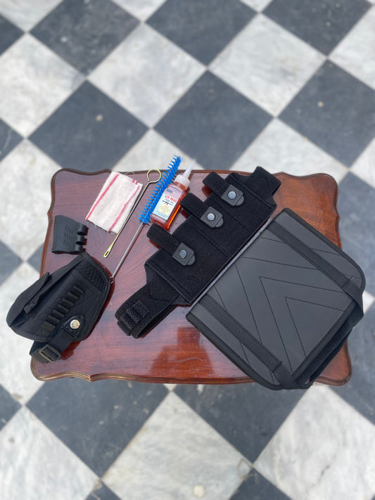 5 in 1 deal (1 x Gc bag, 1x belly round belt, 1 x parachute clipper, 1x cleaning kit)