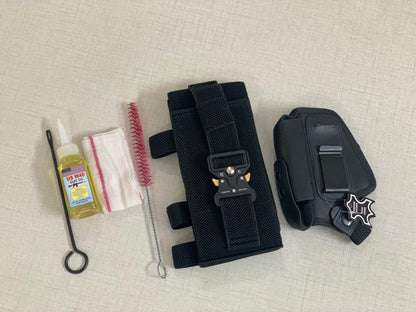 3 in 1 Deal # 3  (1 x Belly elastic belt , 1x leather clipper iwb/owb , 1x cleaning kit )