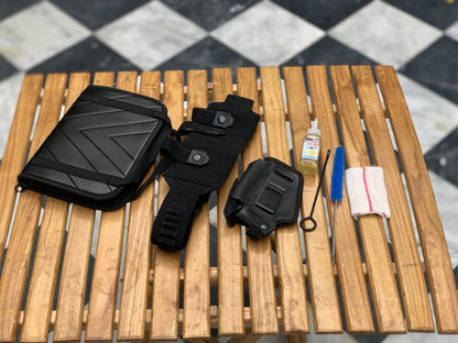 4 in 1 Deal, 1x GC Bag, 1x Belly elastic belt, 1x leather clipper,1x cleaning kit