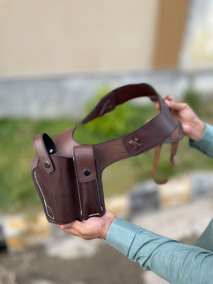Side shoulder Holster with single magazine