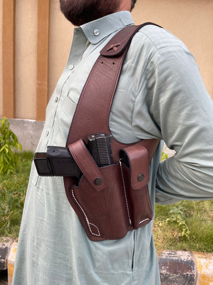 Side shoulder Holster with single magazine