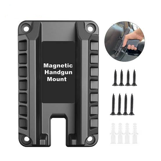 Magnetic handgun mount