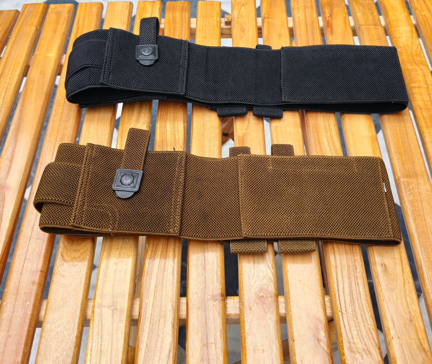 Belly Elastic holster-Concealed carry with  Aluminium desgin lock