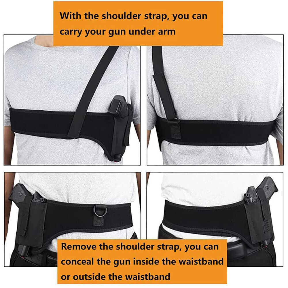 Chest shoulder holster